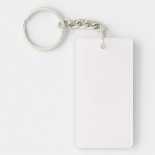 Porte-clés en acrylique, rectangle (double face)