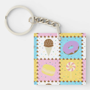 Porte-clés en acrylique Sweet Cravings