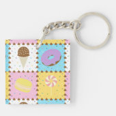 Porte-clés en acrylique Sweet Cravings (Dos)