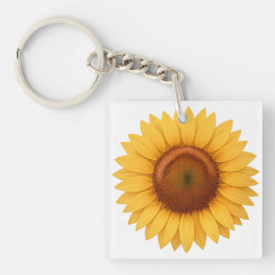 Porte-clés en acrylique - Tournesol