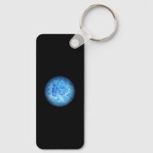 Porte-clés en aluminium rectangulaire Calm Tide Fl (Verso)