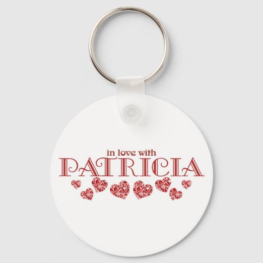 Porte-clés En amour avec Patricia (Recto)
