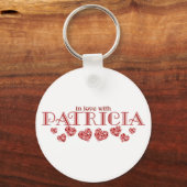 Porte-clés En amour avec Patricia (Recto)