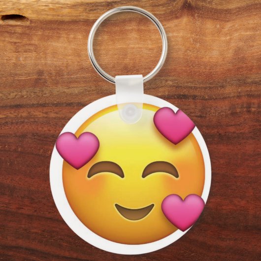 Porte-clés En amour émoji (Recto)