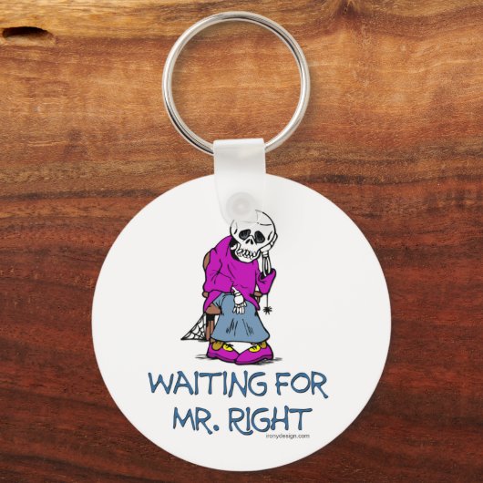 Porte-clés En Attendant M. Right (Recto)