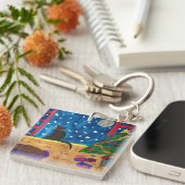 Porte-clés En Attente De Noël (Devant Droit)