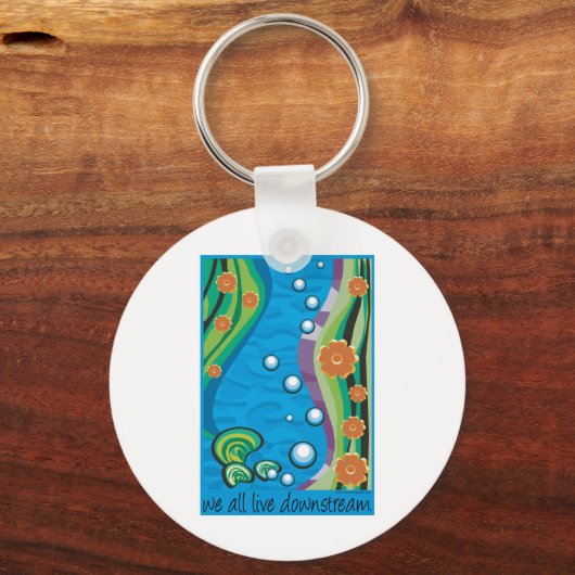 Porte-clés En aval (Recto)