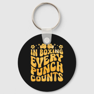 Porte-clés En Boxe Chaque Punch Compte Boxer Sports Athlète