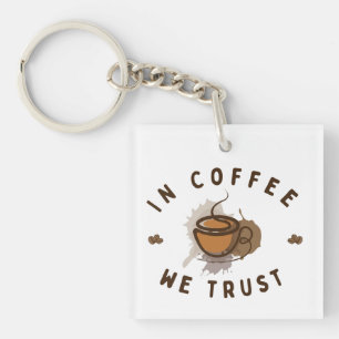 Porte-clés En Café nous croyons drôle