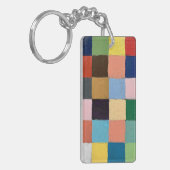 Porte-clés en carrés funky (Devant gauche)
