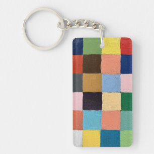 Porte-clés en carrés funky