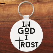 Porte-clés En Dieu, j'ai confiance (Verso)
