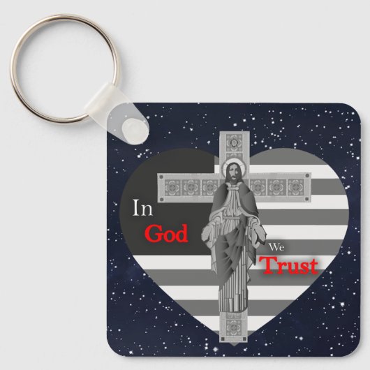 Porte-clés En Dieu nous croyons (Recto)