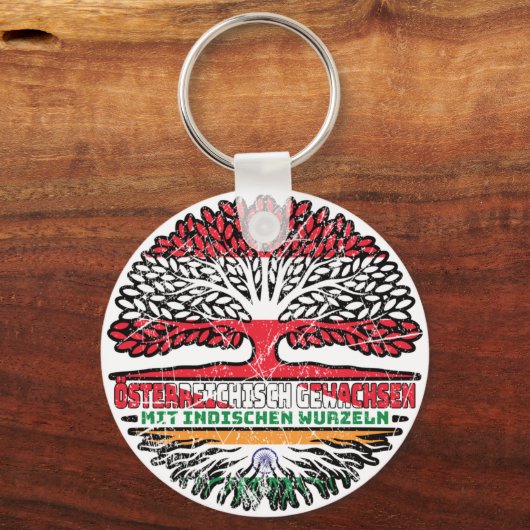 Porte-clés en indien Autriche Baum (Verso)