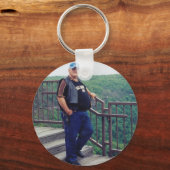 Porte-clés En Mémoire Amoureuse De Papa (Recto)