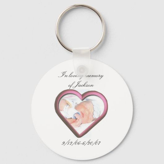 Porte-clés En mémoire d'amour de Jackson (Recto)