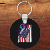 Porte-clés En mémoire de Brother in Law Suicide Awareness USA (Verso)