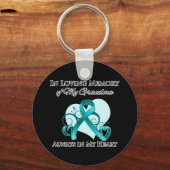 Porte-clés En mémoire de ma grand-mère - Cancer de l'ovaire (Recto)