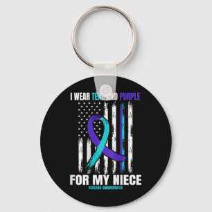 Porte-clés En Mémoire De Ma Nièce Sensibilisation Au Suicide 