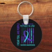 Porte-clés En Mémoire De Mère En Droit Sensibilisation Au Sui (Verso)