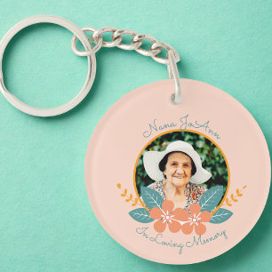 Porte-clés En mémoire de, photo de sympathie