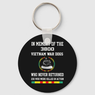 Porte-clés En mémoire des 3800 chiens de la guerre du Vietnam