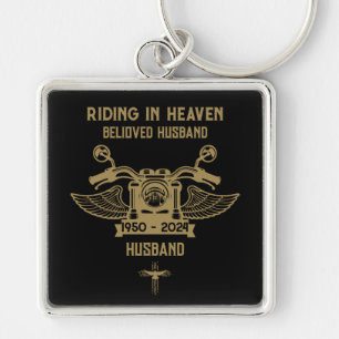 Porte-clés En mémoire Motorbike Rider Biker funérailles