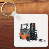 Porte-clés en métal avec chariot élévateur à fourc (Recto)