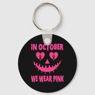 Porte-clés En Octobre Nous Portons Le Cancer Du Sein Rose Hal