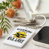 Porte-clés En Supposant Que Je Ne Suis Qu'Une Vielle Dame Éta (Devant droit)