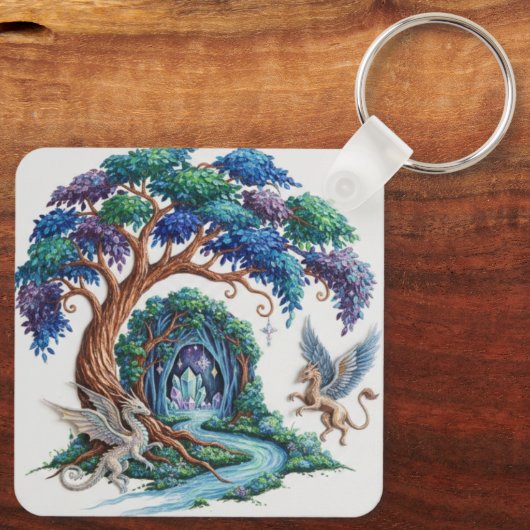 Porte-clés Enchanted Forest Keychain - Tree of Life  (Verso)