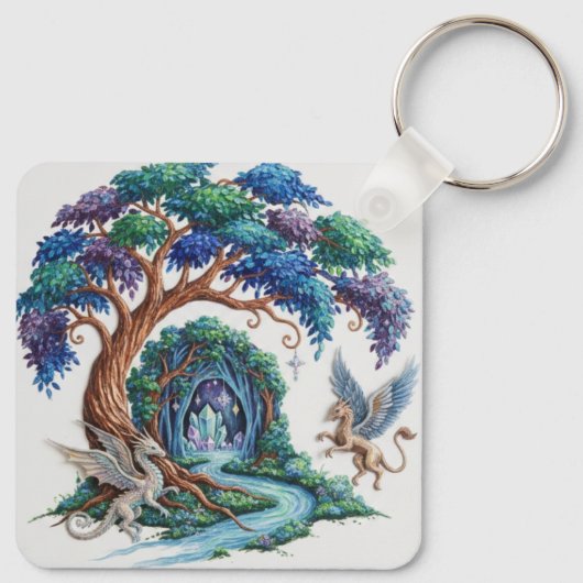 Porte-clés Enchanted Forest Keychain - Tree of Life  (Dos)