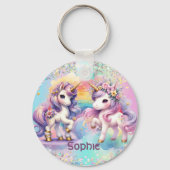 Porte-clés Enchanter la licorne (Recto)