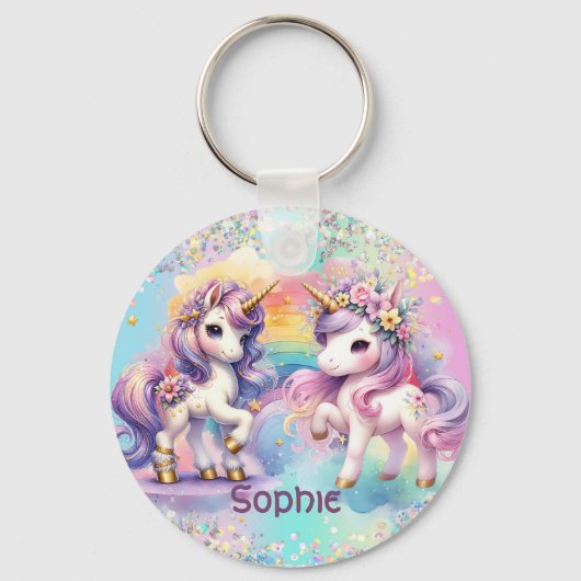 Porte-clés Enchanter la licorne (Recto)