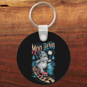 Porte-clés Enchanter Moo Deng Hippo