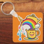 Porte-clés "Enchanter Teapot Rainbow Pour" (Recto)