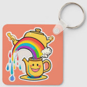 Porte-clés "Enchanter Teapot Rainbow Pour" (Dos)