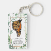 Porte-clés Encouragement des monarques et des papillons (Dos)