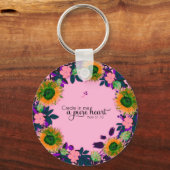 Porte-clés Encouragement Lumière Réconfort Espoir (Recto)