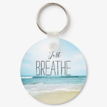 Encouragement personnalisé Just Breathe Beach