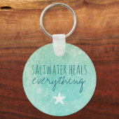 Porte-clés Encouragement Saltwater Heure Tout (Recto)