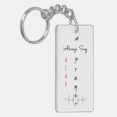 Porte-clés Encourager les mots sur Porte - clé acrylique (Devant gauche)