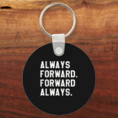 Porte-clés Encre &amp ; Impressions toujours en avant _ droit (Recto)