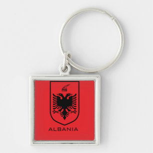 Porte-clés Encre de patrimoine du blason national albanais