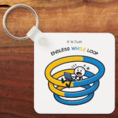 Porte-clés Endless Loop Aware Python Developer | Keychain (Recto)