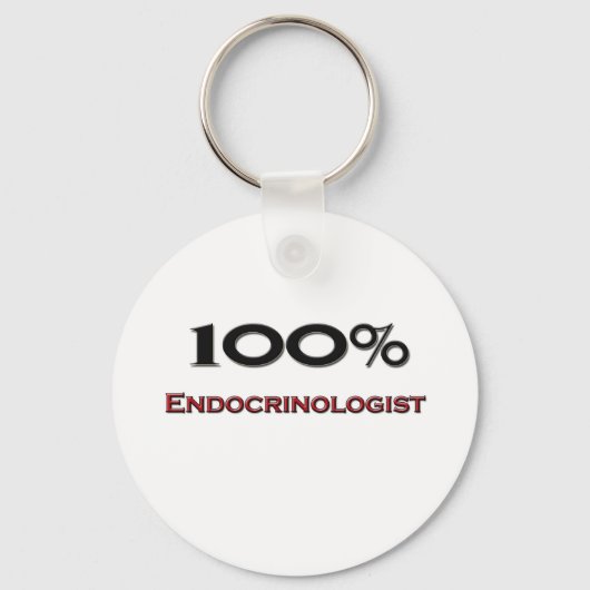 Porte-clés Endocrinologue à 100 % (Recto)