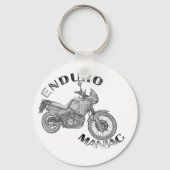 Porte-clés Enduro Maniac - Biker (Recto)