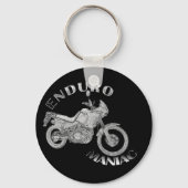 Porte-clés Enduro Maniac - Biker (Recto)