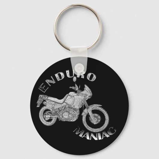 Porte-clés Enduro Maniac - Biker (Recto)