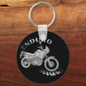 Porte-clés Enduro Maniac - Biker (Recto)